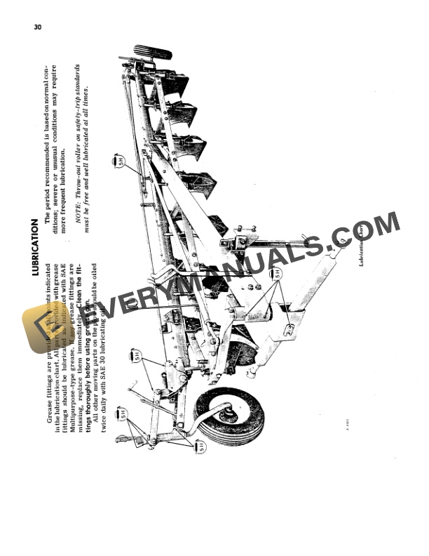 John Deere F245H Series Semi Integral Moldboard Plow Operator Manual OMA15721 3