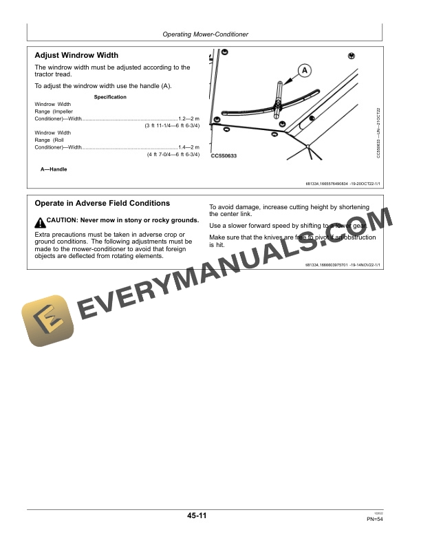 John Deere F310R and F350R Mower-Conditioner Operator Manual OMFH349576 4 John Deere F310R and F350R Mower-Conditioner Operator Manual OMFH349576-2