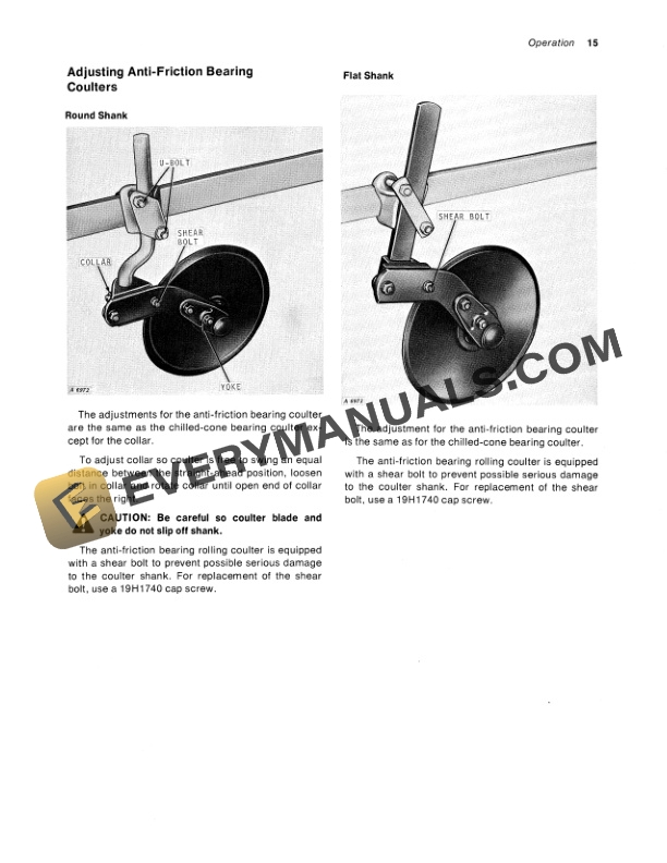 John Deere F3350 AND F3450 SERIES DRAWN MOLDBOARD PLOW Operator Manual OMA17987 2