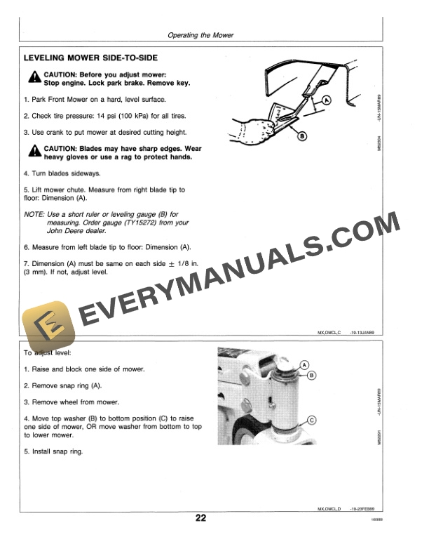 John Deere F510 and F525 Front Mowers Operator Manual OMM95233 2