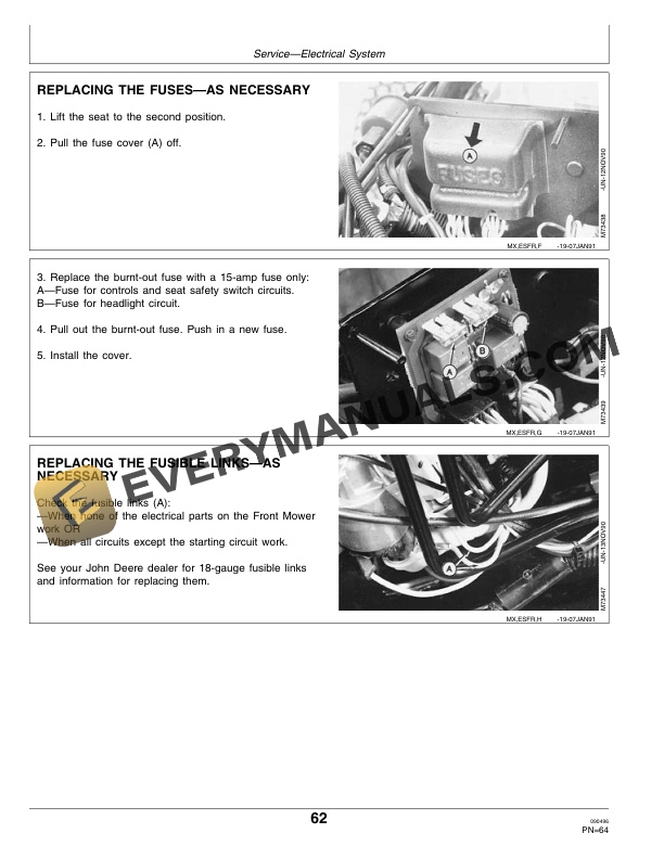 John Deere F710 and F725 Front Mowers Operator Manual OMM113934 3