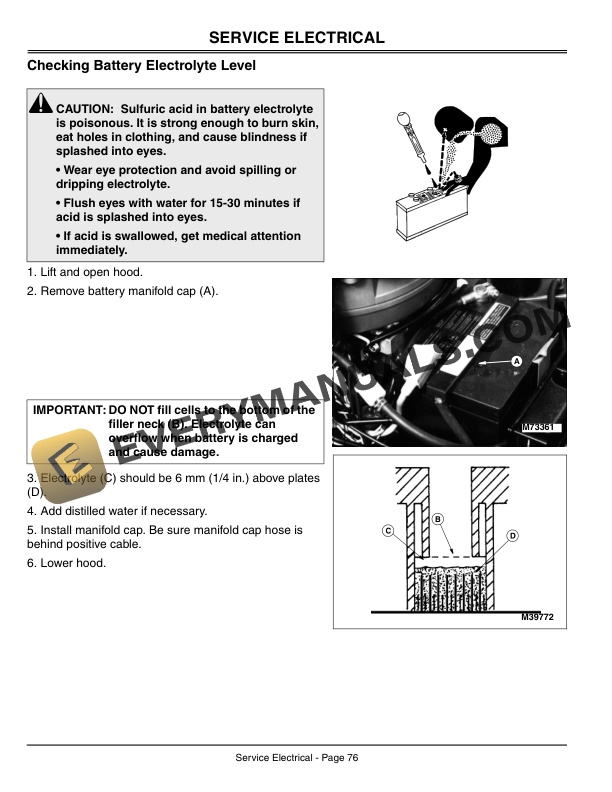 John Deere F725 Front Mowers Serial No. 090001 Operator Manual OMM134808 3
