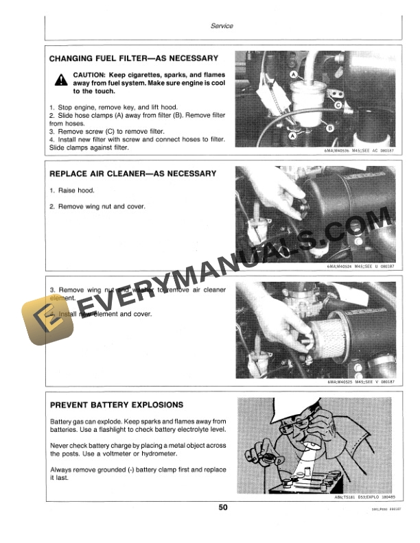 John Deere F912 FRONT MOWER Operator Manual OMM73860 3