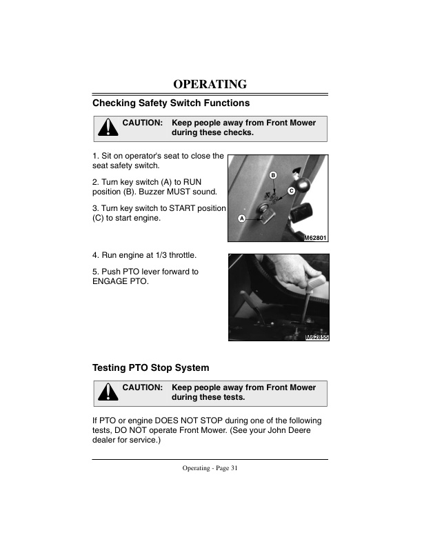 John Deere F925 And F935 Front Mower Operator Manual OMM121351 2