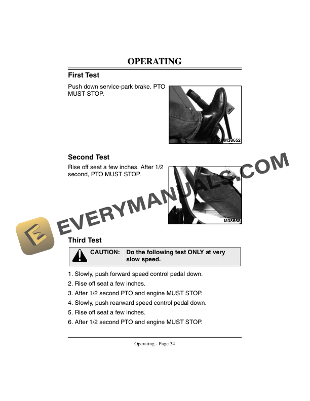 John Deere F925 and F935 Front Mower Operator Manual OMM122961 2