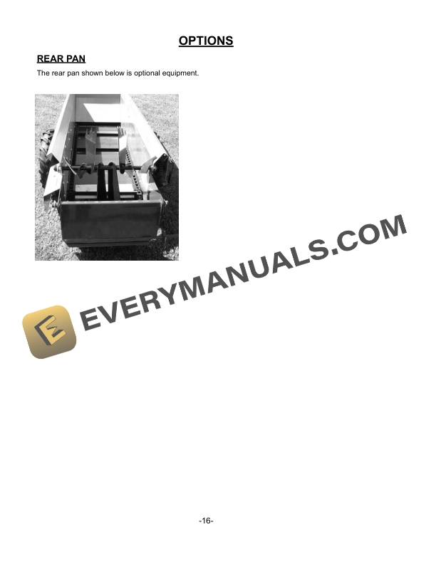 John Deere Frontier MS1102G MANURE SPREADER Operator Manual 5HP73252-3