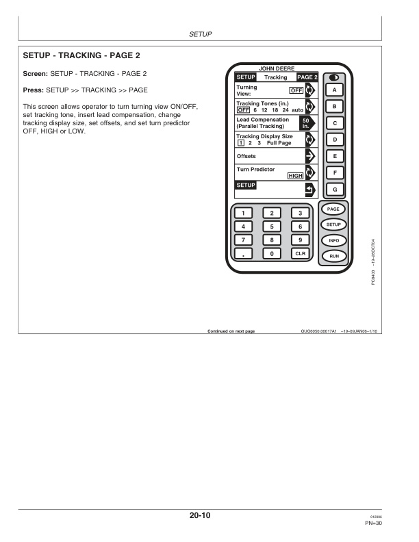 John Deere GREENSTAR Guidance Systems — Parallel Tracking Operator Manual OMPC20521 2