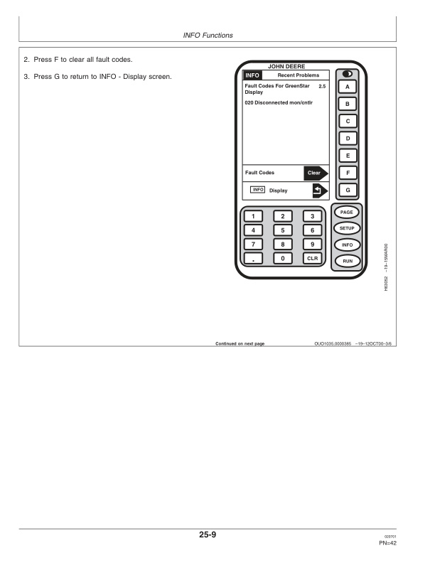John Deere GREENSTAR Monitor Display Operator Manual OMPC20086 3