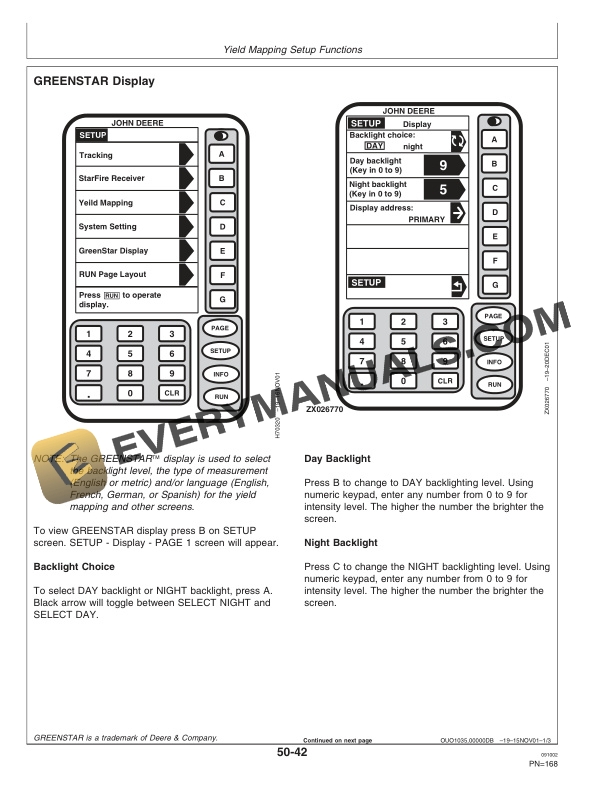 John Deere GREENSTAR Yield Monitor and Yield Mapping Systems Operator Manual OMH205952 3