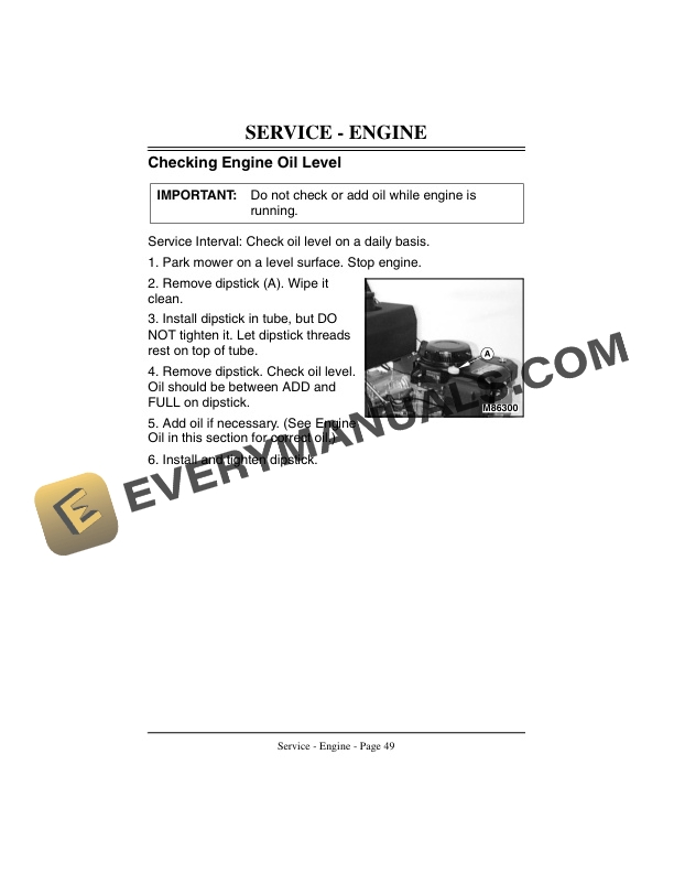 John Deere GS25 GS45 and GS75 Commercial Walk Operator Manual OMM124655 2