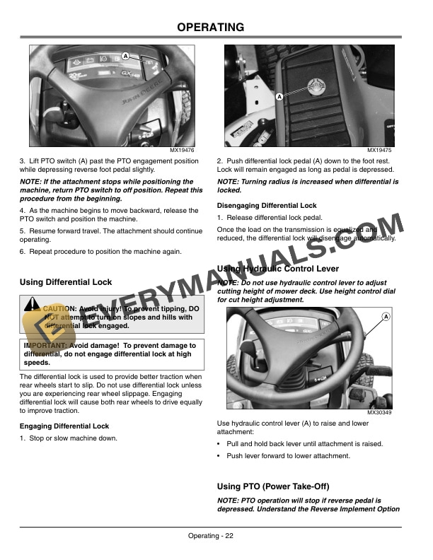 John Deere GX335 and GX345 Garden Tractors Operator Manual OMM152805 2