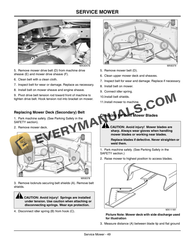 John Deere GX335 and GX345 Garden Tractors Operator Manual OMM152805 3
