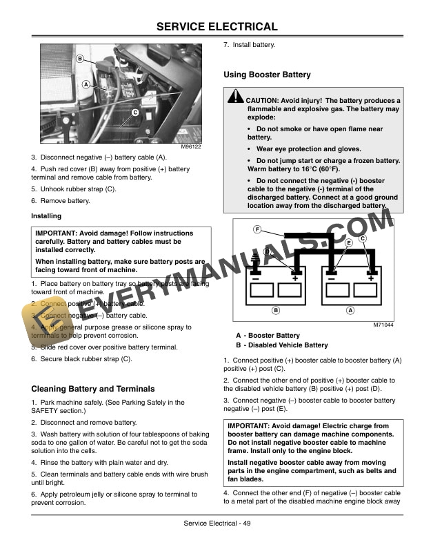 John Deere GX355 Garden Tractor Operator Manual OMM152807 3