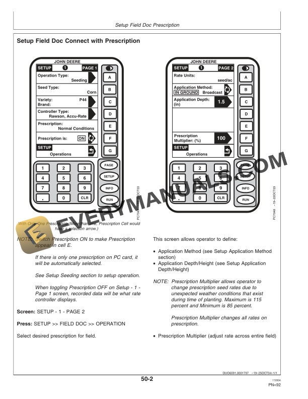 John Deere GreenStar Field Doc System Operator Manual OMPC20341 3
