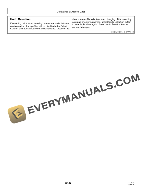 John Deere Guidance Line Creator Operator Manual OMPFP11329 5 John Deere Guidance Line Creator Operator Manual OMPFP11329-3