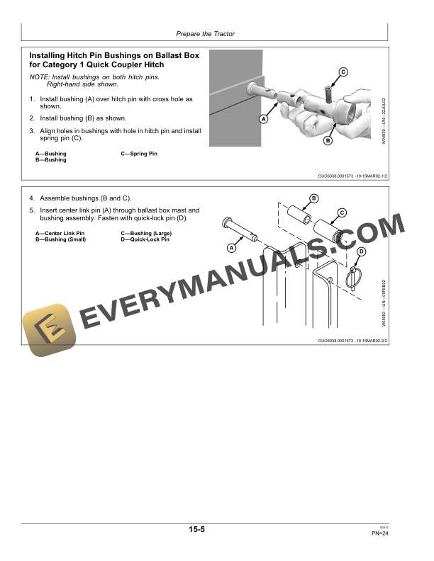 John Deere H130 Loader Operator Manual OMW56729 4 John Deere H130 Loader Operator Manual OMW56729-2
