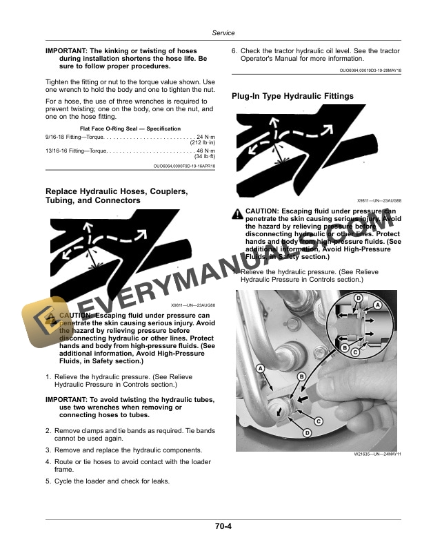 John Deere H310 Loader Operator Manual OMPXX13707 5 John Deere H310 Loader Operator Manual OMPXX13707-3