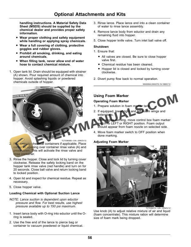 John Deere HD200 SelectSpray Attachment For ProGator Operator Manual OMUC30282 3 John Deere HD200 SelectSpray Attachment for ProGator Operator Manual OMUC30282-3