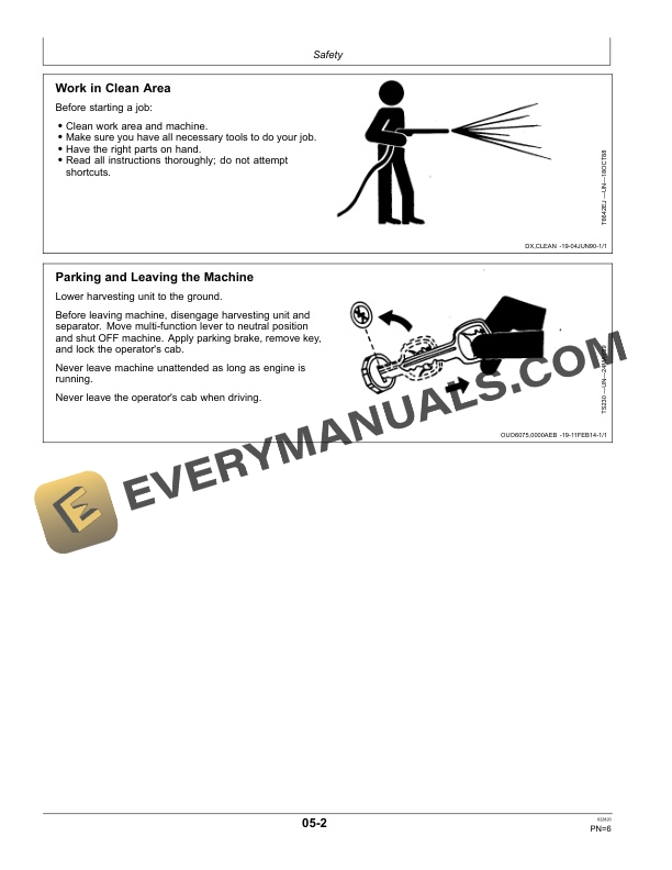 John Deere HMS (Headland Management System) CH570 and CH670 Sugar Cane Harvesters Operator Manual OMCXT31368 4 John Deere HMS (Headland Management System) CH570 and CH670 Sugar Cane Harvesters Operator Manual OMCXT31368-2