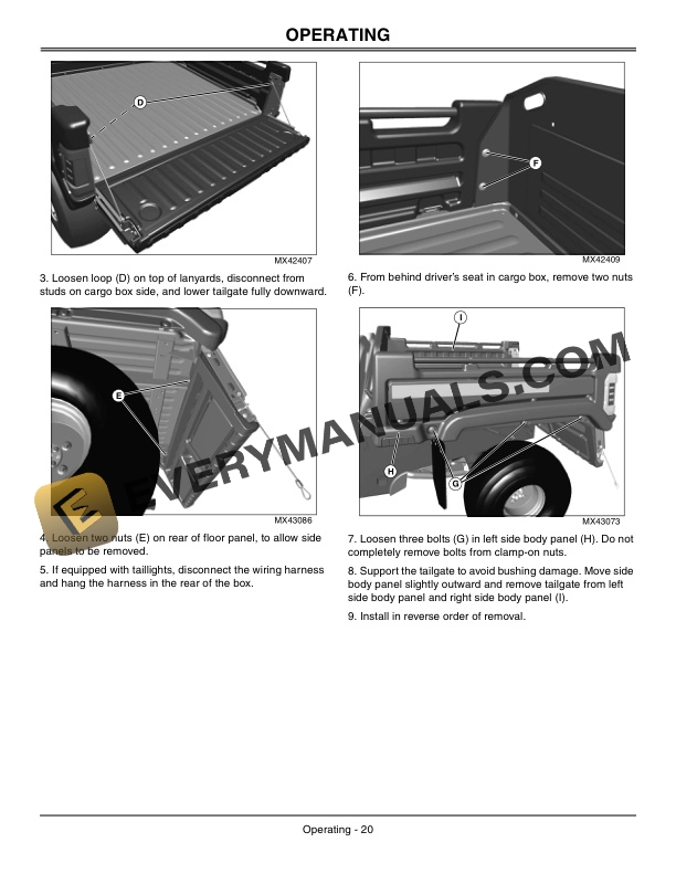 John Deere TE Gator Utility Vehicles Operator Manual OMM161938 4 John Deere HPX 4X4 Diesel GATOR Utility Vehicles Operator Manual OMM161938-2