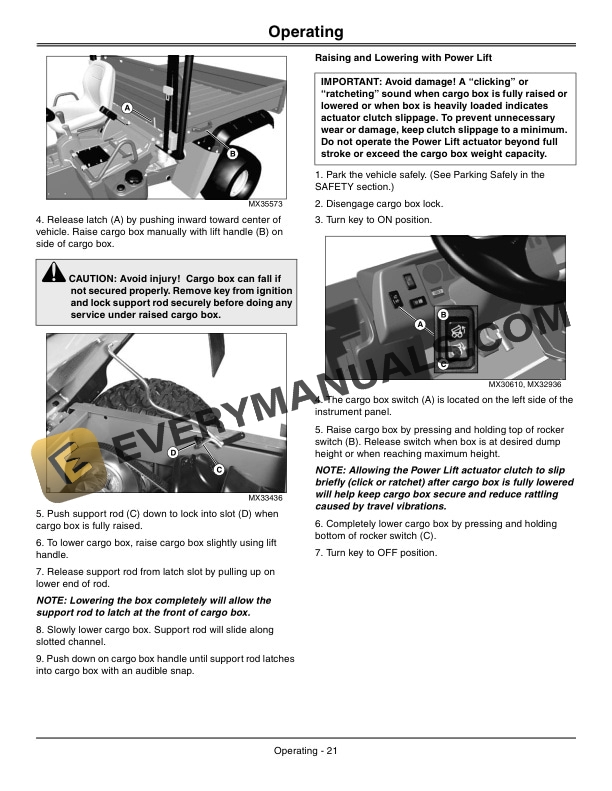 John Deere HPX 4x4 Gas Gator Utility Vehicles Operator Manual OMM168323 4 John Deere HPX 4X4 Gas GATOR Utility Vehicles Operator Manual OMM168323-2