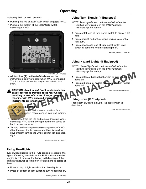John Deere HPX815E Gator Utility Vehicles Operator Manual OMUC26651 4 John Deere HPX815E Gator Utility Vehicles Operator Manual OMUC26651-2