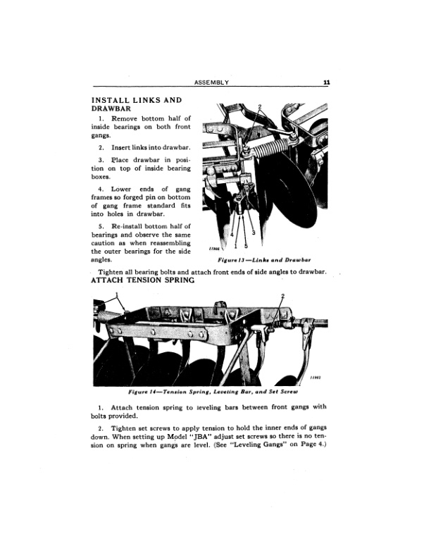John Deere JA AND JBA DISK HARROWS Operator Manual OMW44 3