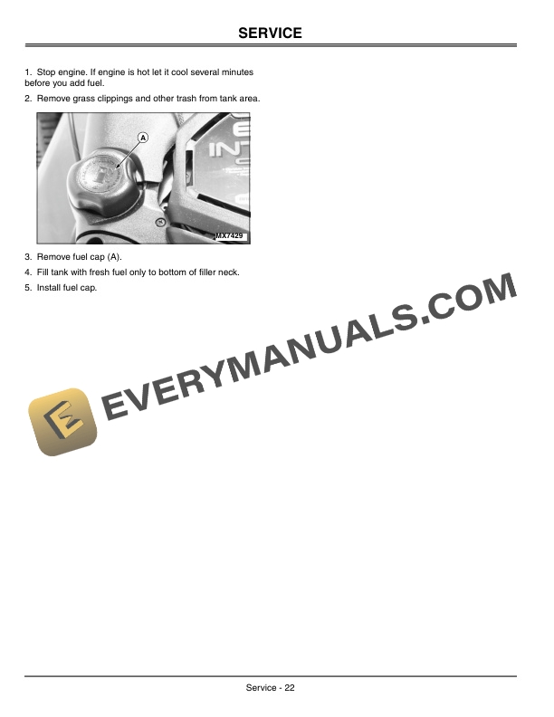 John Deere JA65 21 Inch Walk Behind Rotary Mower Operator Manual OMGC00516 3