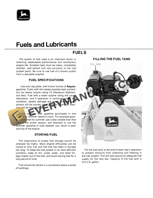 John Deere JD11 Trencher Operator Manual OMGA10021 2
