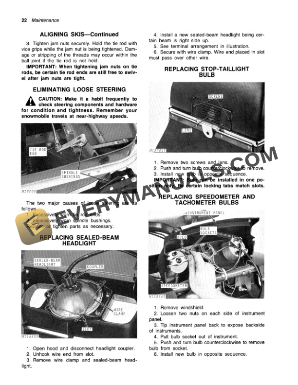 John Deere JD295S SNOWMOBILE Operator Manual OMM65224 3