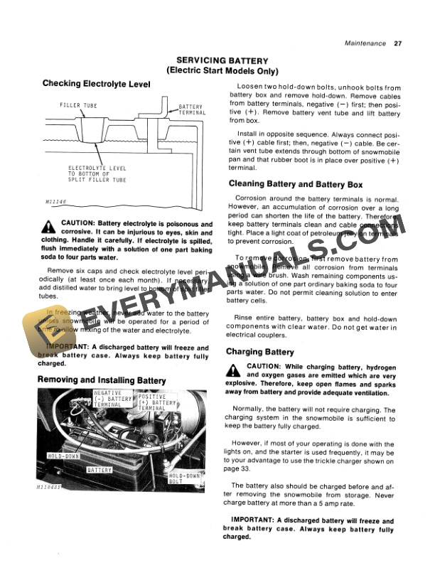 John Deere JDX4 JDX6 AND JDX8 SNOWMOBILE Operator Manual OMM64455 3