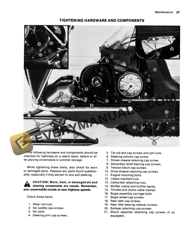 John Deere JDX4 and JDX8 Snowmobile Operator Manual OMM63828 3