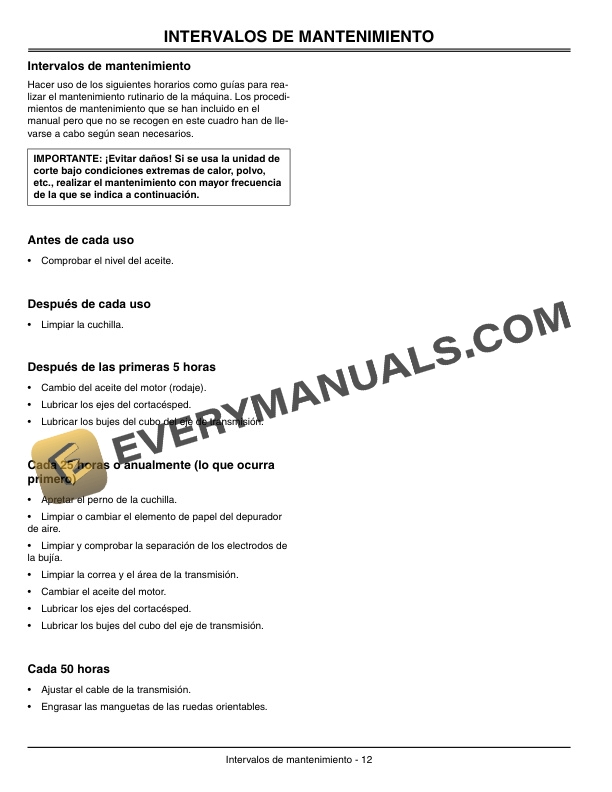 John Deere JS63C 21 Inch Walk Behind Rotary Mower Operator Manual OMGC00540 3