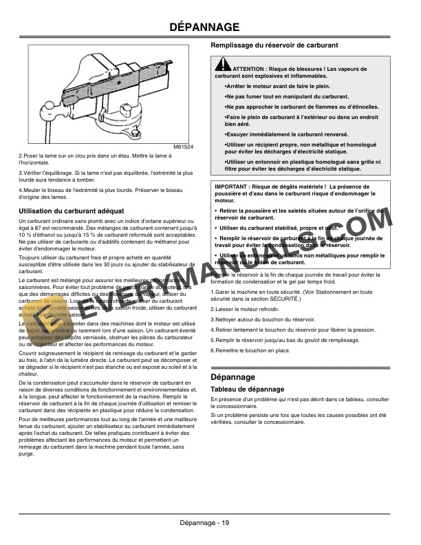 John Deere JX75 Walk Behind Rotary Mowers Operator Manual OMGX22069 2