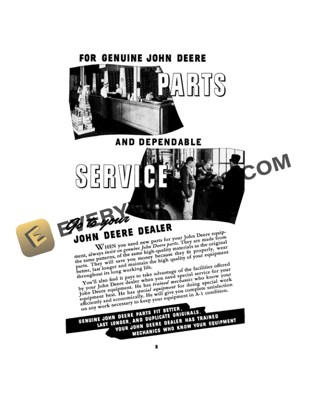 John Deere LINDEMAN CZ 100 CORRUGATOR Operator Manual OMY51052 3