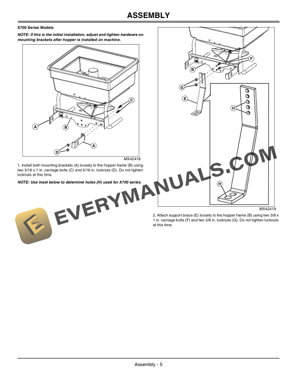 John Deere LP3301 Mounted Spreader Operator Manual OMM159621 4 John Deere LP3301 Mounted Spreader Operator Manual OMM159621-2