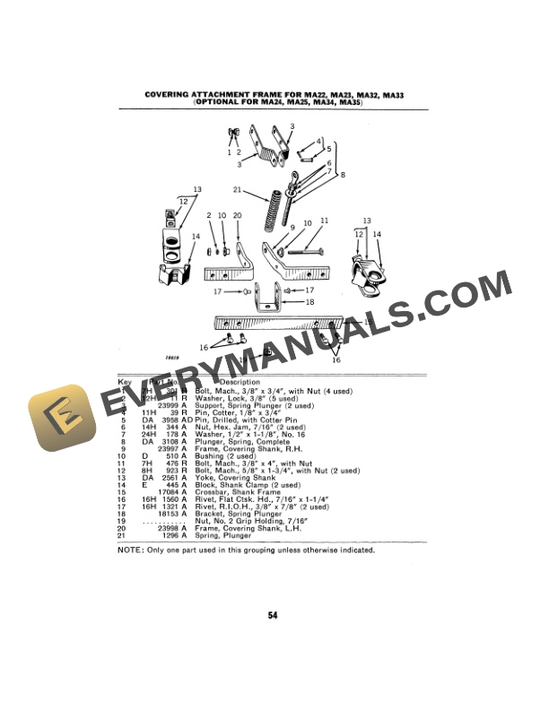 John Deere M5A and MT5A Tools Bars Attachments Operator Manual OMA13351 3