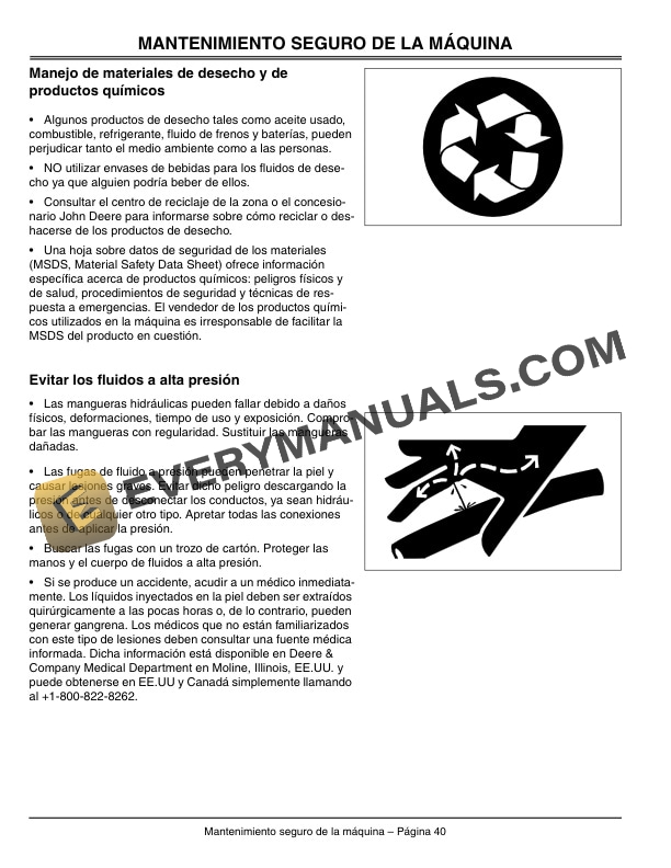John Deere M653 M655 and M665 Mid Mount ZTRAK Serial No. 010001 Operator Manual OMM138801 3