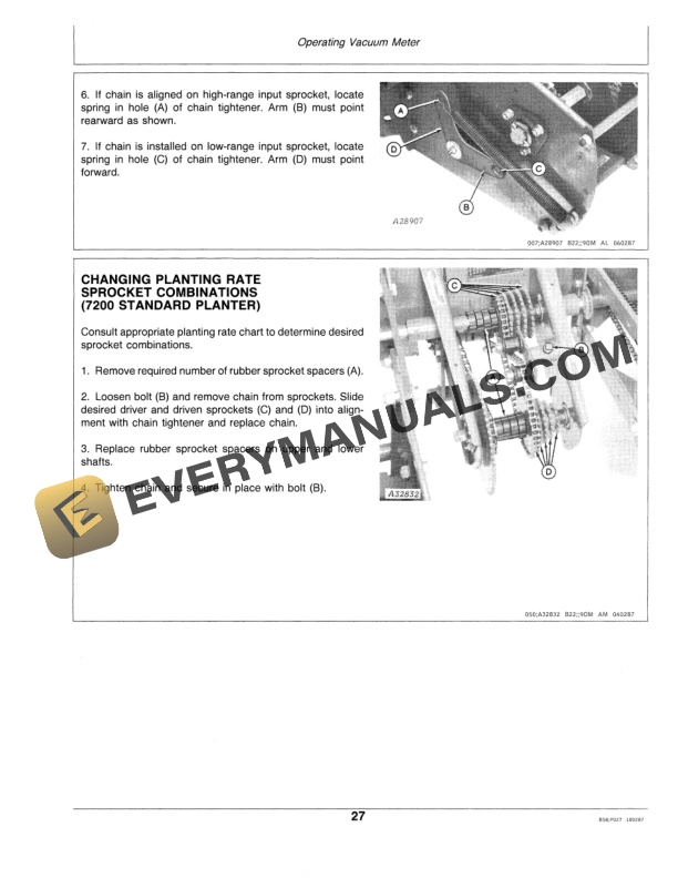 John Deere MAXEMERGE 2 VACUUM METERING UNITS Operator Manual OMH136461 2