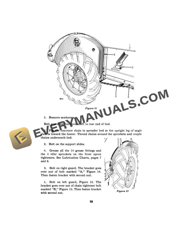 John Deere MODEL H (SERIES ’50) SPREADER Operator Manual OMC1651-2