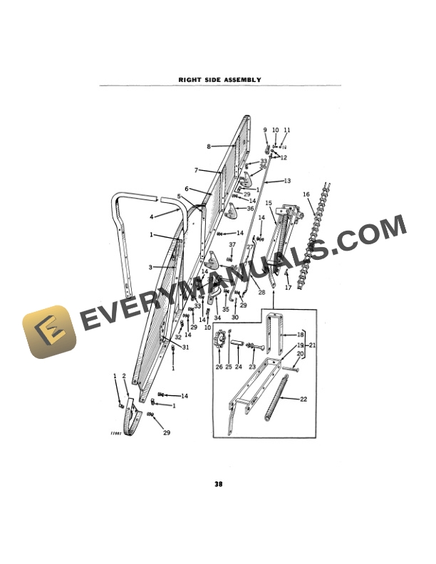 John Deere MODEL H (SERIES ’50) SPREADER Operator Manual OMC1651-3