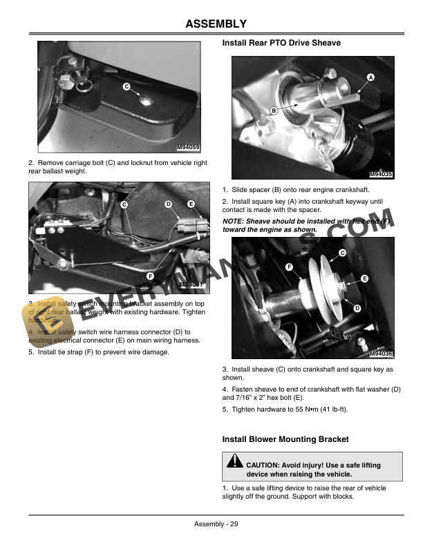 John Deere Material Collection System MCS for ZTRAK Front Mowers Operator Manual OMM145683 2