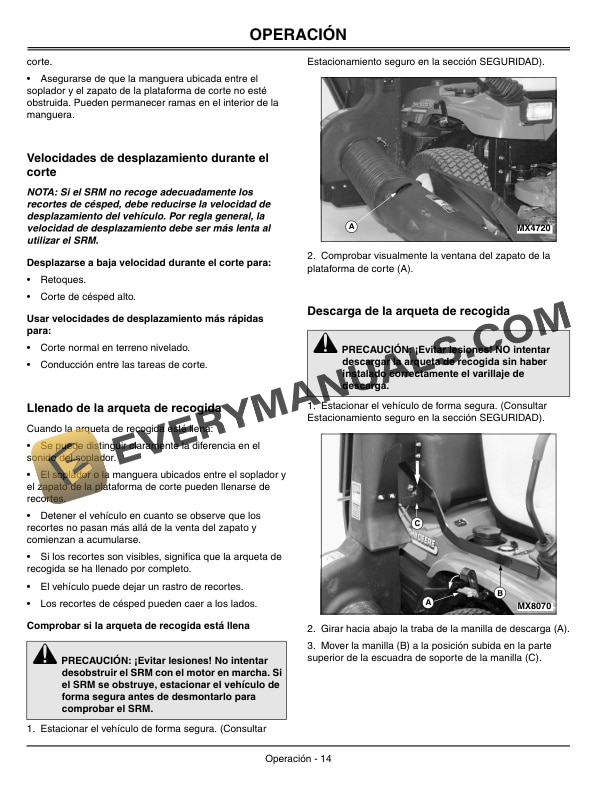 John Deere Material Collection System MCS for ZTRAK Front Mowers Operator Manual OMM145683 3