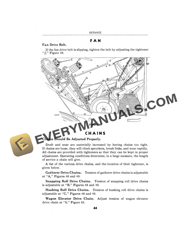 John Deere NO. 200 TWO-ROW PULL-TYPE CORN PICKER Operator Manual OMN7750-2