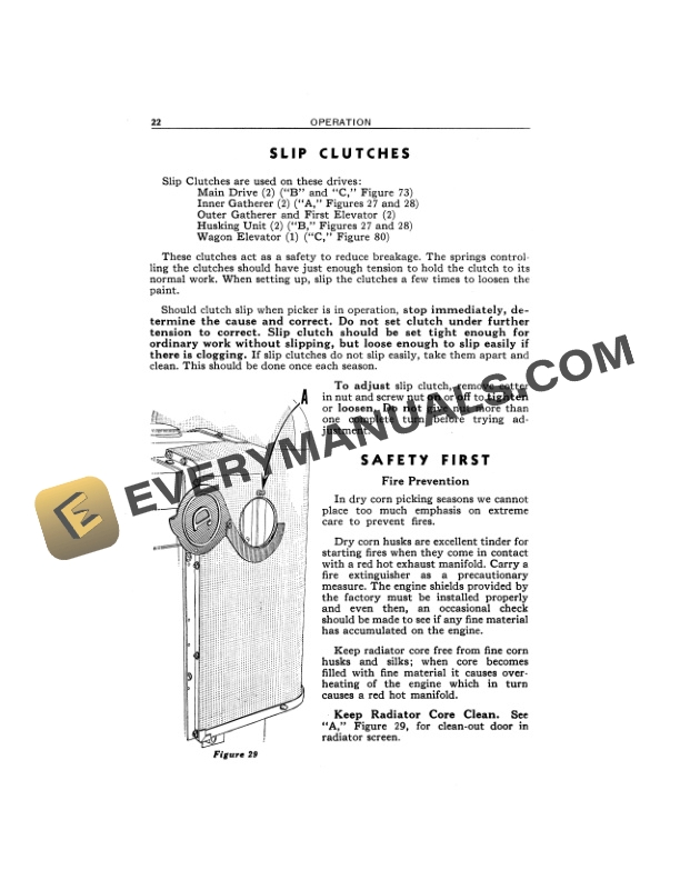 John Deere NO. 226 TWO-ROW MOUNTED CORN PICKER Operator Manual OMN21151-2