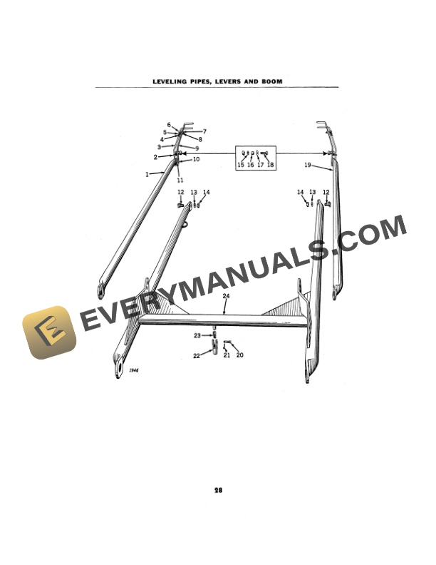 John Deere NO. 25 PUSH-TYPE MANURE LOADERS Operator Manual OMC181047-3