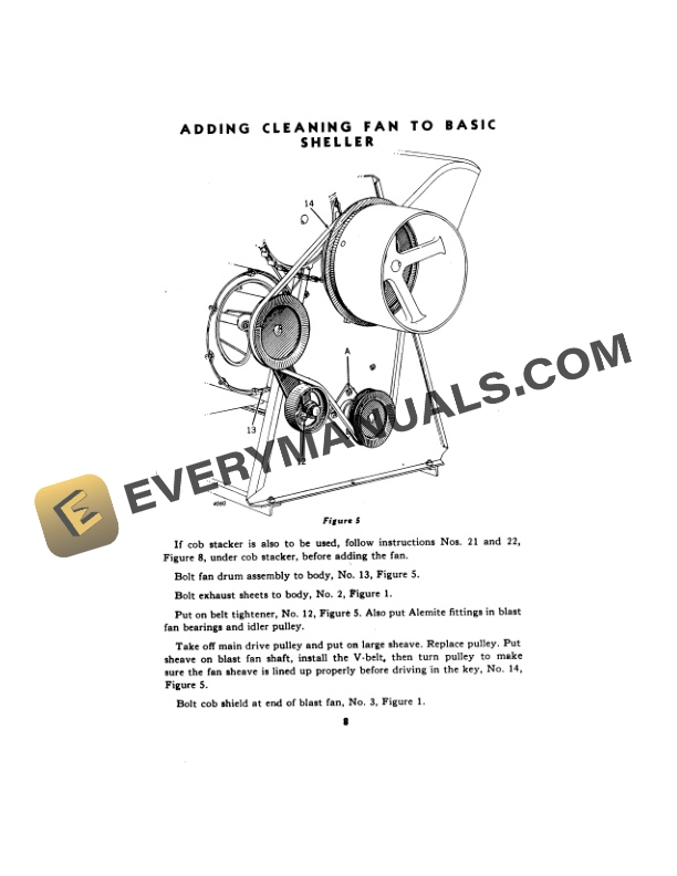 John Deere NO. 4-B CYLINDER SHELLER Operator Manual OMC17449-2