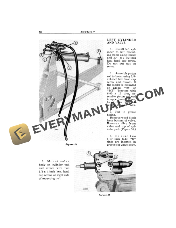 John Deere NO. 40 SERIES 2 HYDRAULIC LOADERS Operator Manual OMC26753-3