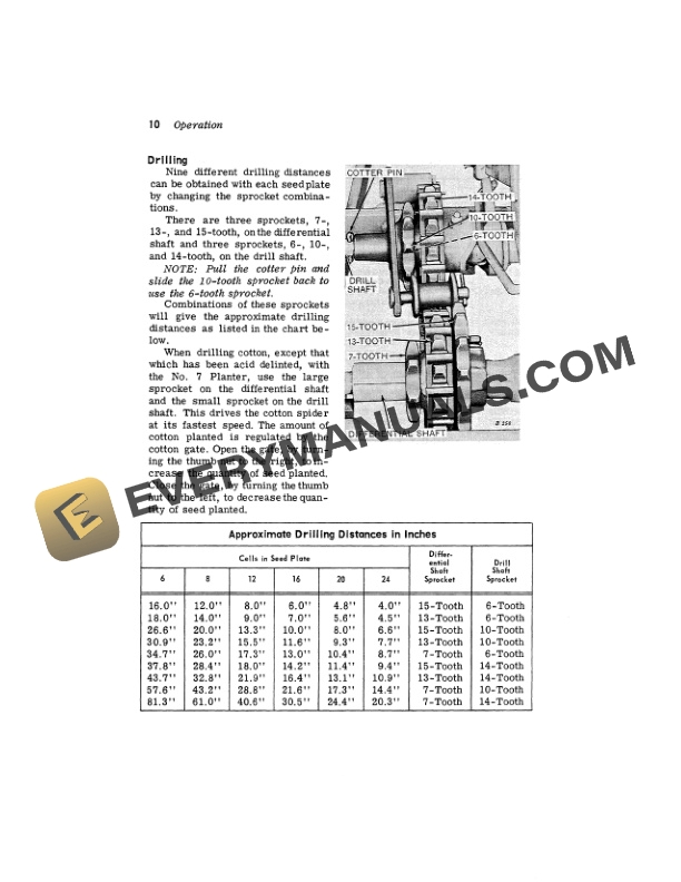 John Deere NO. 6 AND NO. 7 LOOSE GROUND LISTER PLANTER Operator Manual OMB25097-2