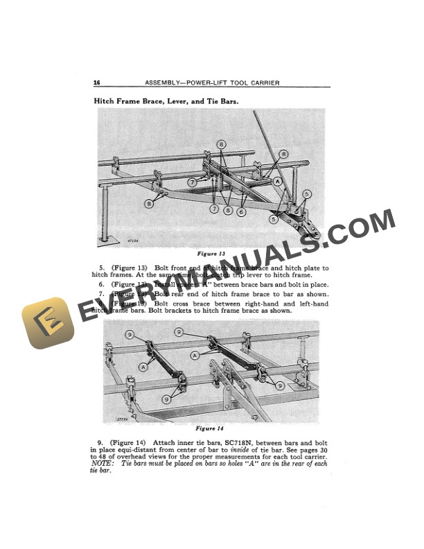 John Deere NO. 650 SERIES TRACTOR DRAWN TOOL CARRIER WITH TOOL EQUIPMENT Operator Manual OMN261058-2